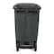 Toter 64 Gal. Trash Can Greenstone with Quiet Wheels and Lid ANA64 - alternate 4